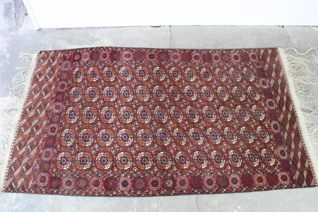 Large 11 ft Red Oriental Wool Rug (1 of 7)