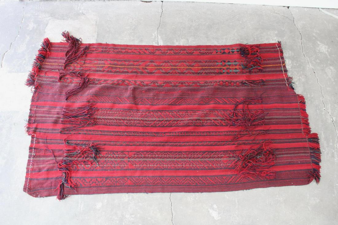 10 ft Unique Red Moroccan Kilim Rug (1 of 7)