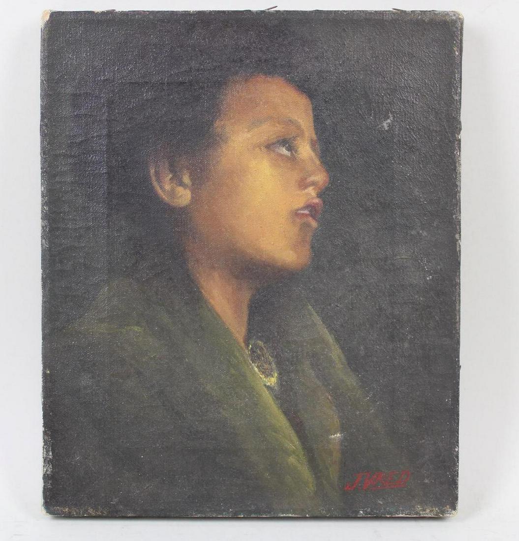 J. V. Redenburgh Painting of a Boy in Light (1 of 8)