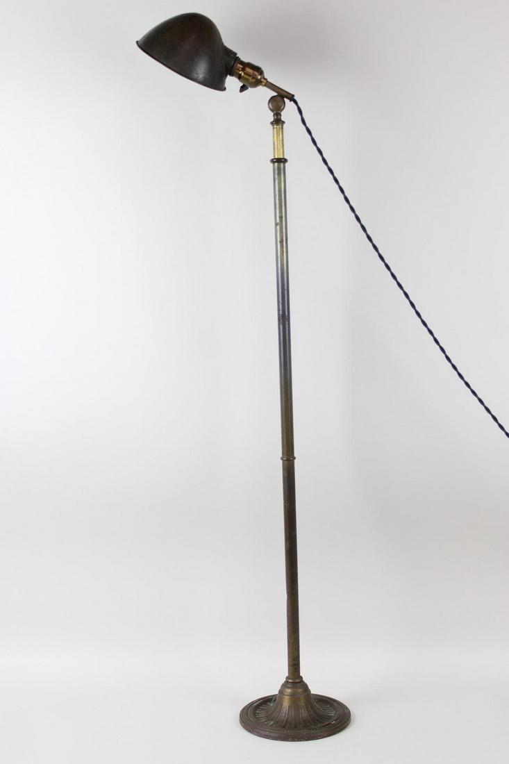 Industrial Articulating Floor Lamp, B&H Style, Hubbell (1 of 11)
