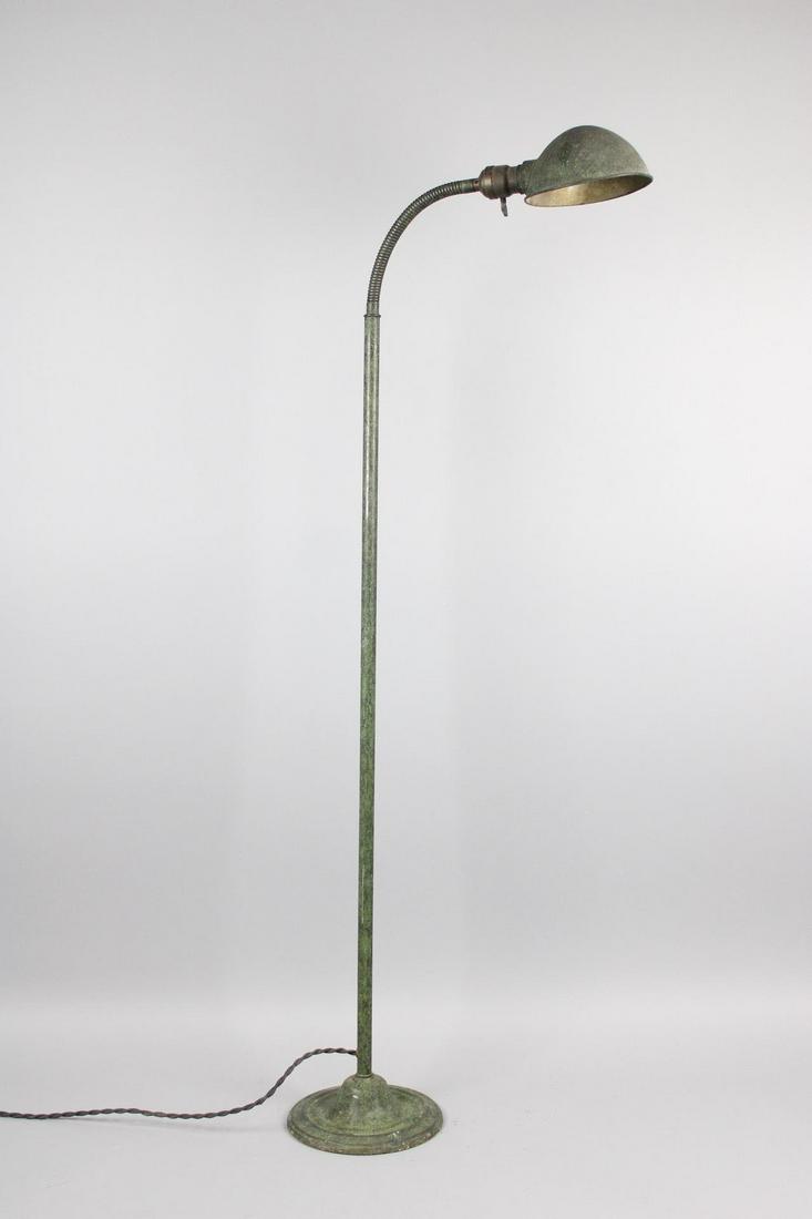 Industrial Metal Gooseneck Lamp, Faries Style (1 of 8)