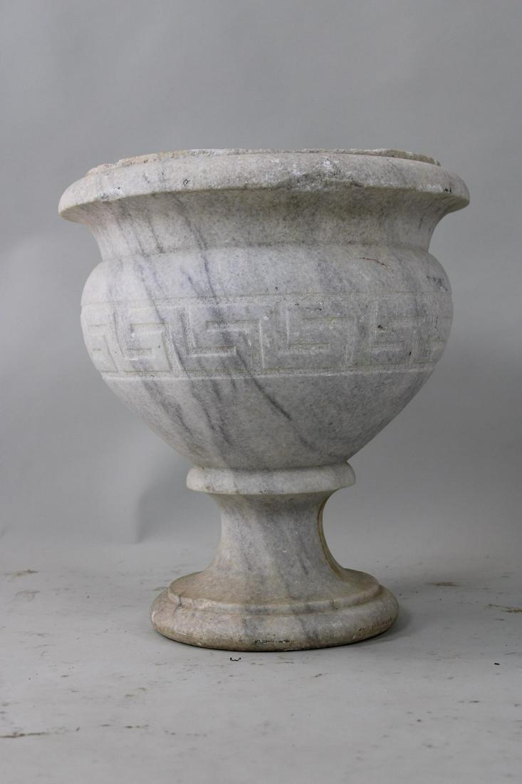 Large Limestone Neoclassical Urn Garden Planter Jardiniere (1 of 10)