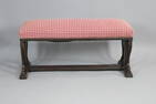 French Louis XVI Style Carved Foot Bench