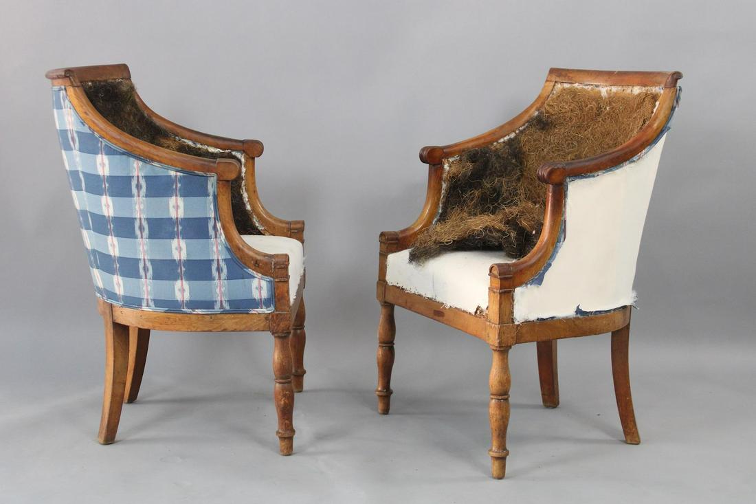 Pair of Curved Back Arm Chair Frames (1 of 14)