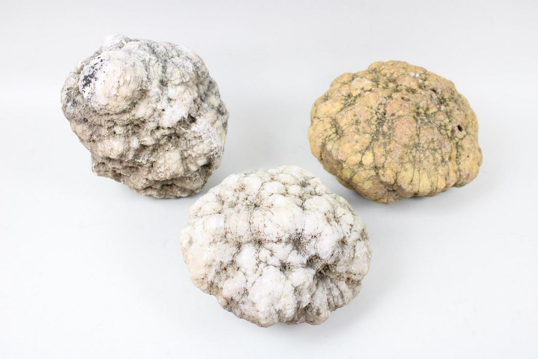Lot of 3 Large Unopened Geodes, Geological Specimens (1 of 11)