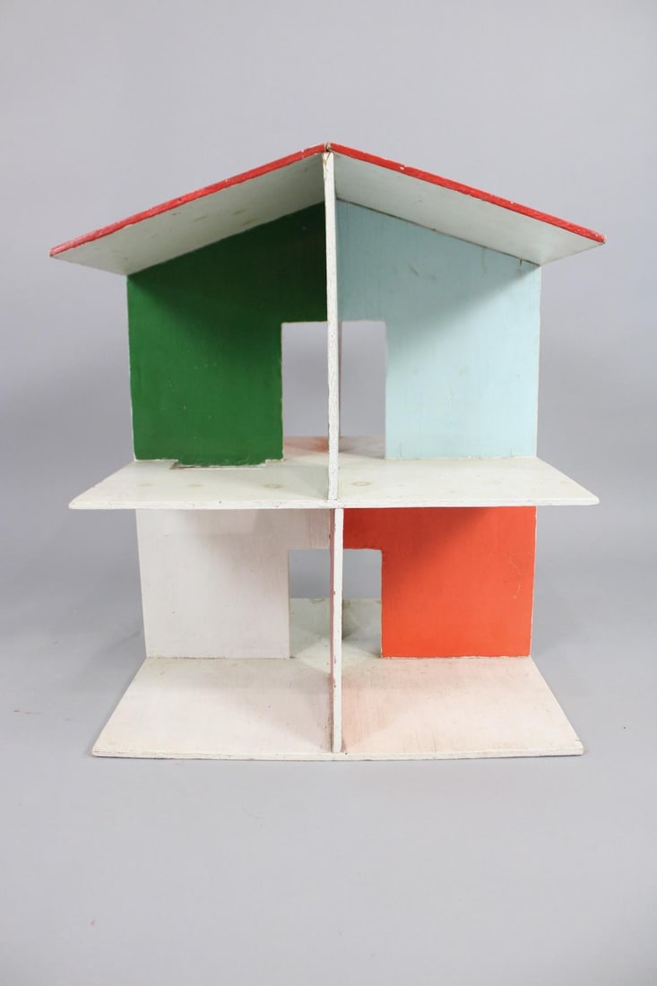 Mid-Century Modern Dollhouse Architectural House Model, Bauhaus Style (1 of 7)