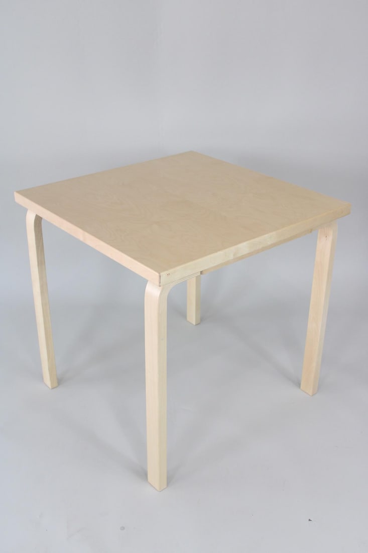 Alvar Aalto for Artek, '81c' Birch Table, 2 of 4 (1 of 7)