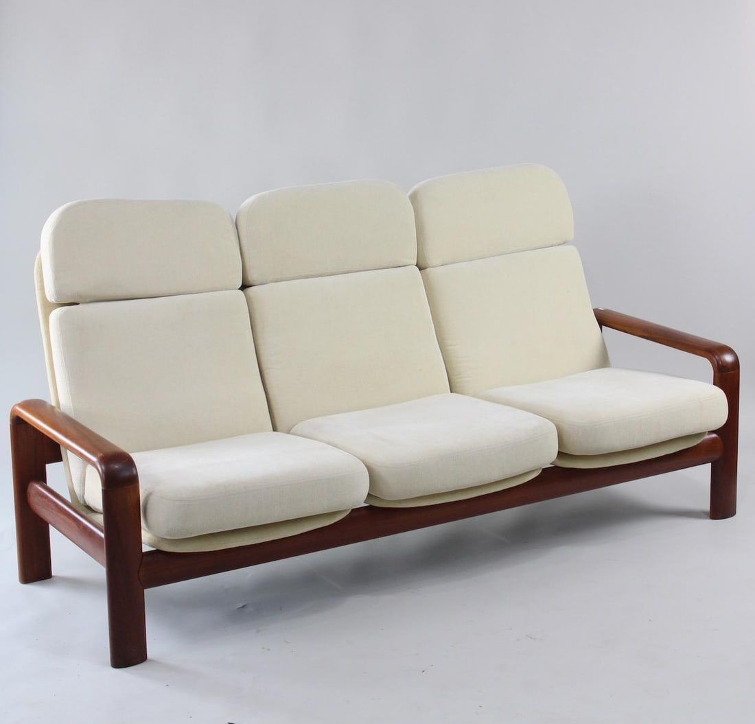 Mid-Century Danish Modern 3-Seater Sofa, Dyrlund (1 of 10)