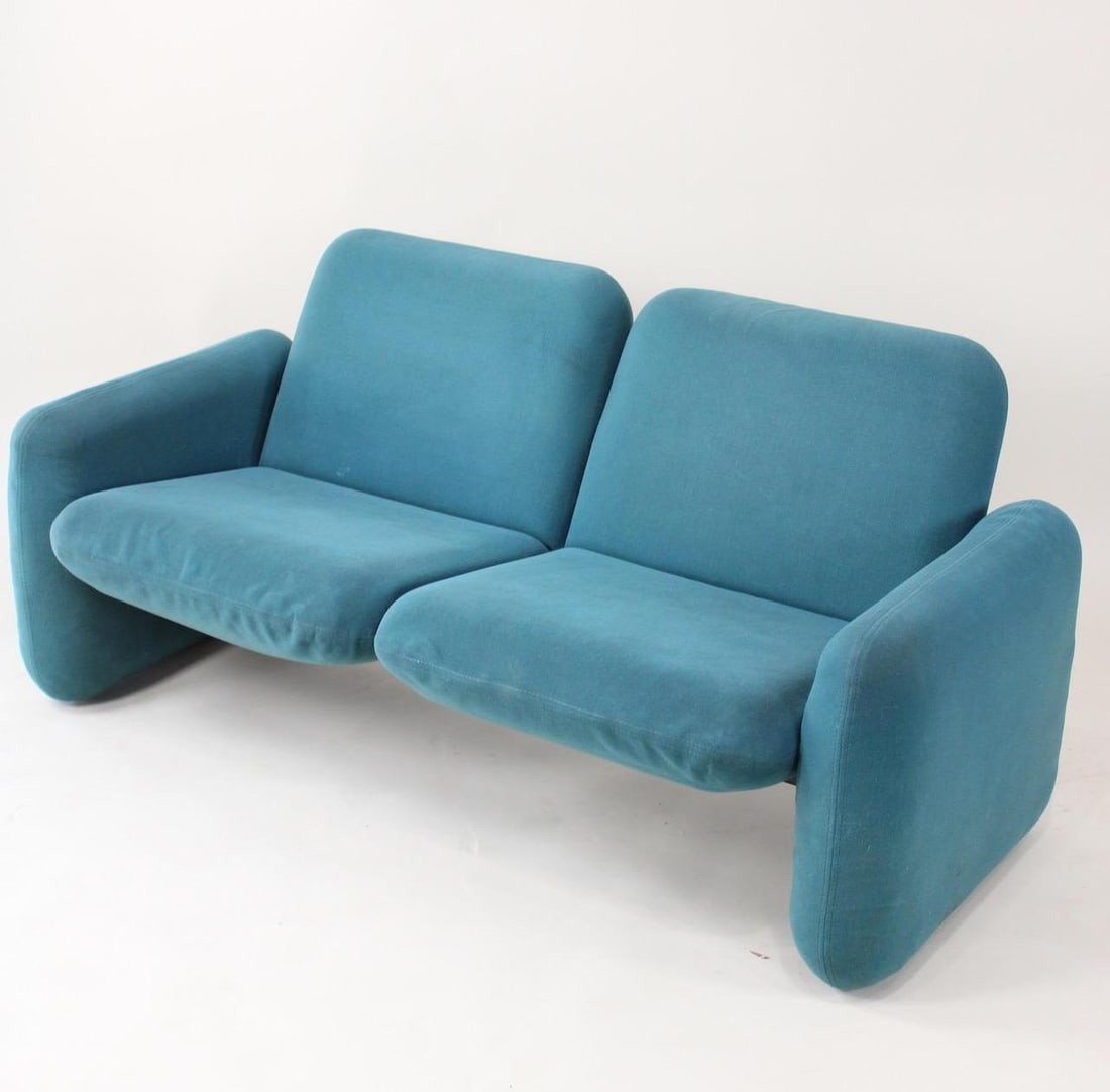 Mid-Century Modern Herman Miller 'Chiclet' Loveseat, Ray Wilkes, 2 of 2 (1 of 13)