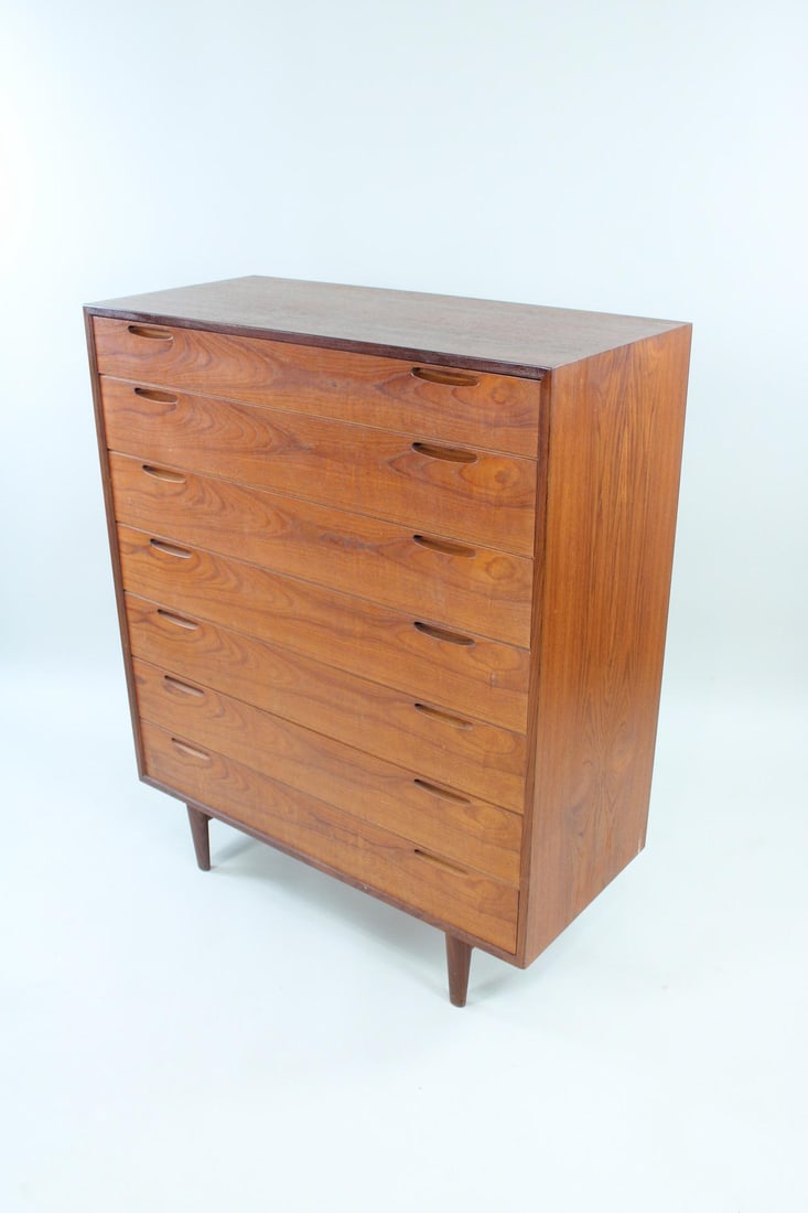Danish Modern Ib Kofod Larsen Highboy Dresser (1 of 9)