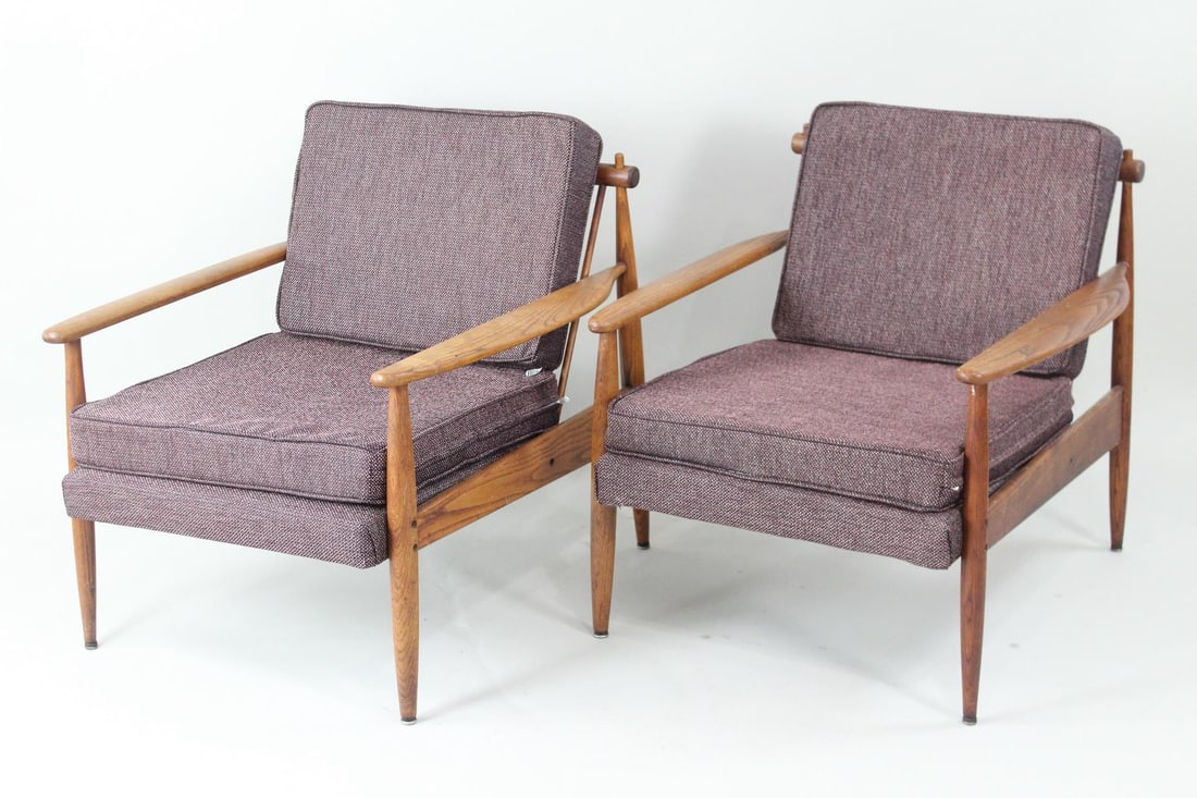 Pair of Danish Modern Armchairs (1 of 10)