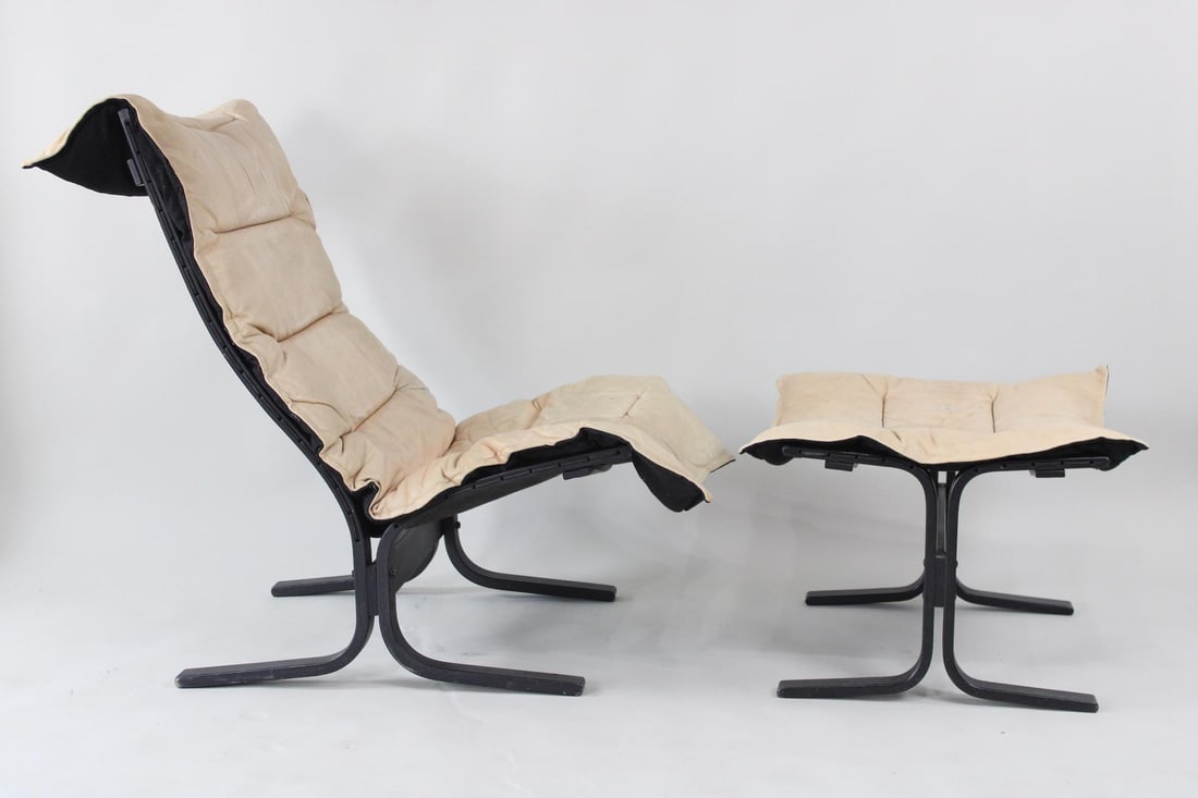 Mid-Century Modern Westnofa Leather Chair & Ottoman, Ingmar Relling, 1 of 2 (1 of 20)