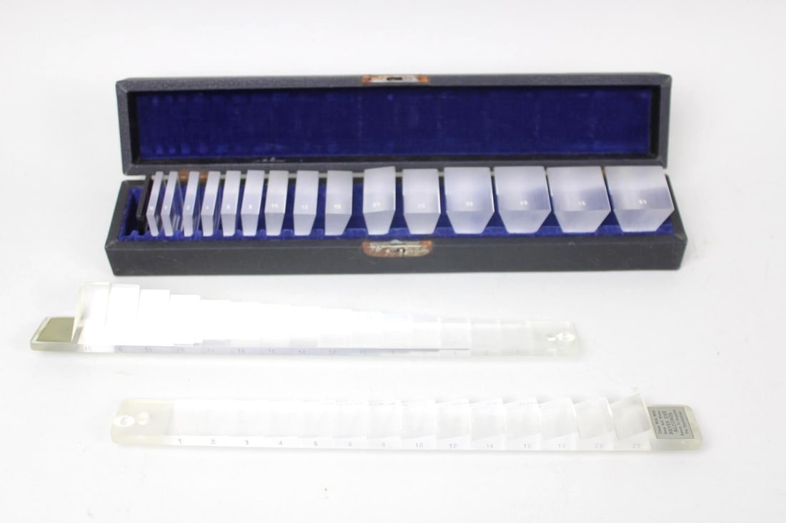 Lot of Opthalmic Eye Prism Bars & Set, Gulden Berens (1 of 12)