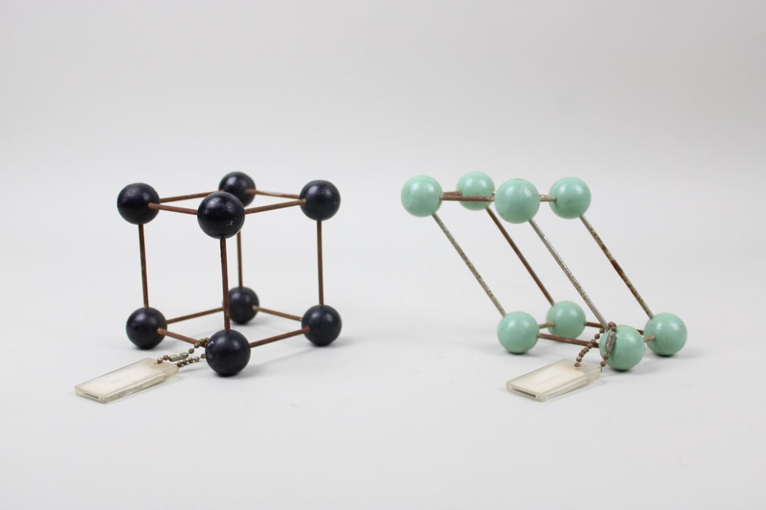 Pair of Molecular Chemistry Model Sculptures (1 of 12)