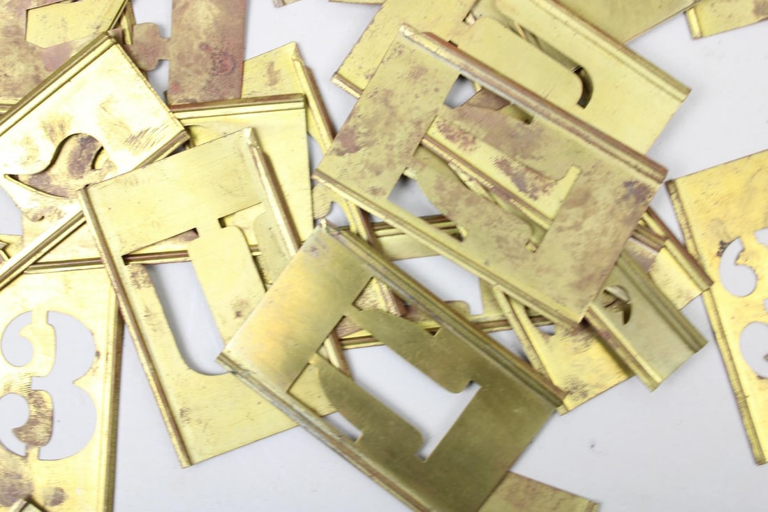 Reese's Interlocking Adjustable Stencils in Original Box, Sign Lettering Kit, Industrial (1 of 9)