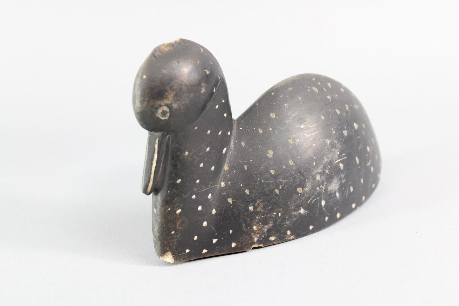 Small Inuit Carved Soapstone Duck Sculpture (1 of 11)