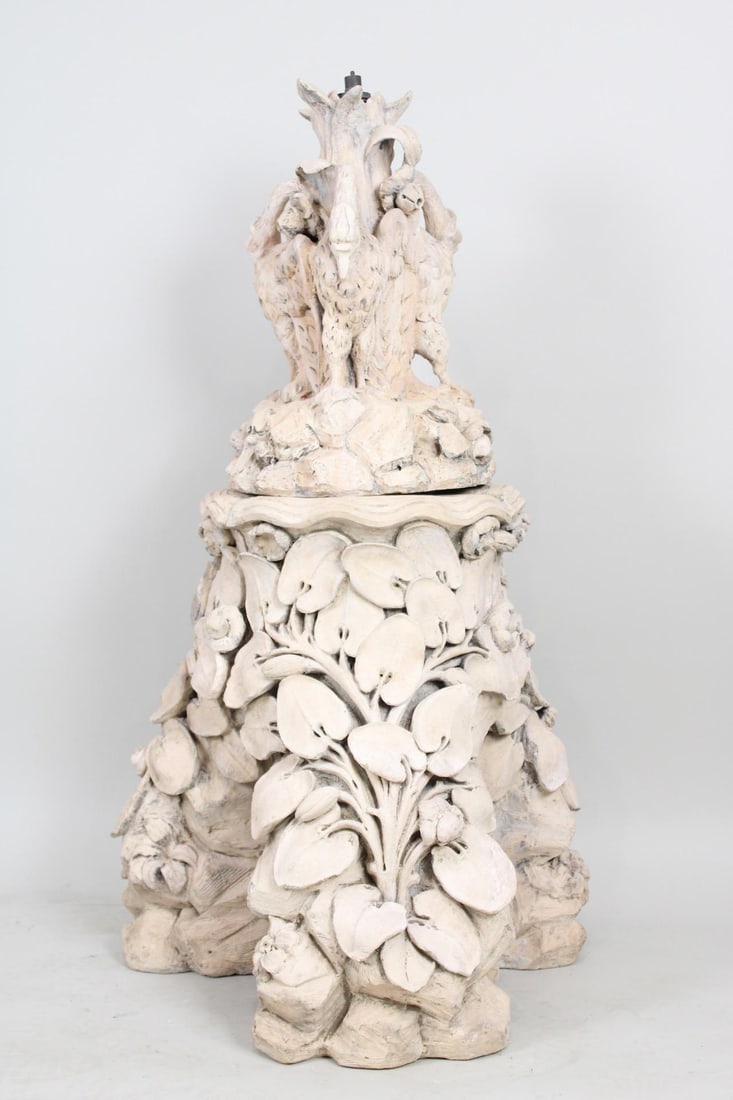 M.H. Blanchard Terra Cotta Swan Garden Fountain (1 of 19)
