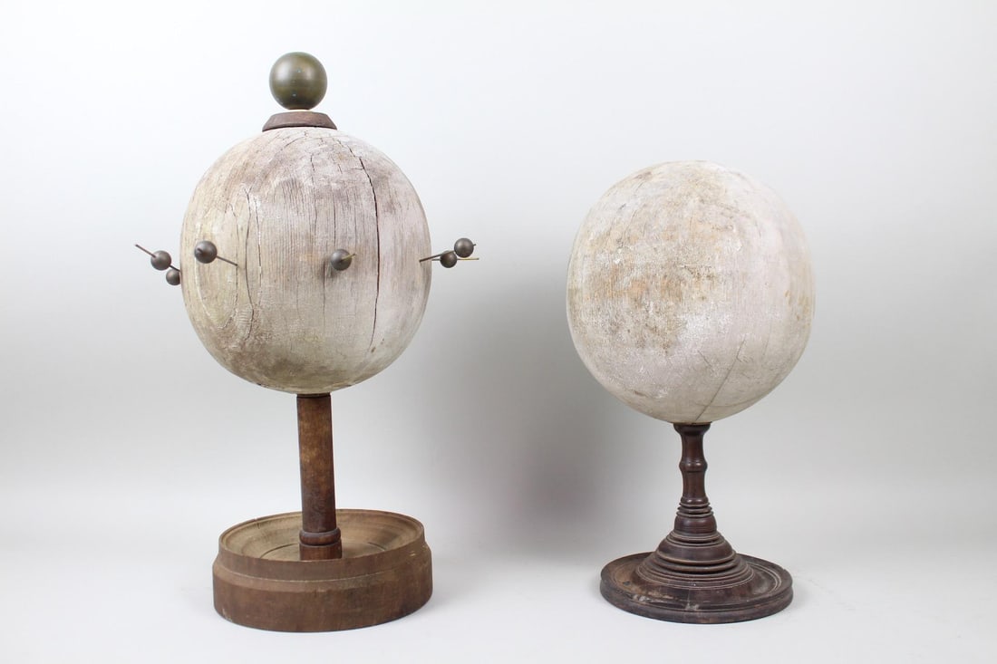 Pair of Celestial Planet Found Object Sculptures (1 of 14)