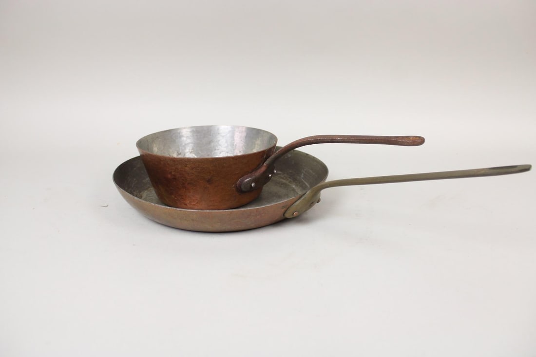 Pair of French Copper Cookware, Pot & Pan (1 of 11)