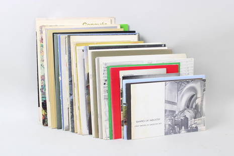 Lot of 38 Mid-Century Modern Art Books & Exhibition Catalogues: Lot of 38 Mid-Century Modern Art Books & Exhibition Catalogues. This assorted lot with museum and gallery catalogs includes Albert Gleizes, Joseph Cornell, Alfred Hitchcock, Amlash sculpture, Mohan Sa