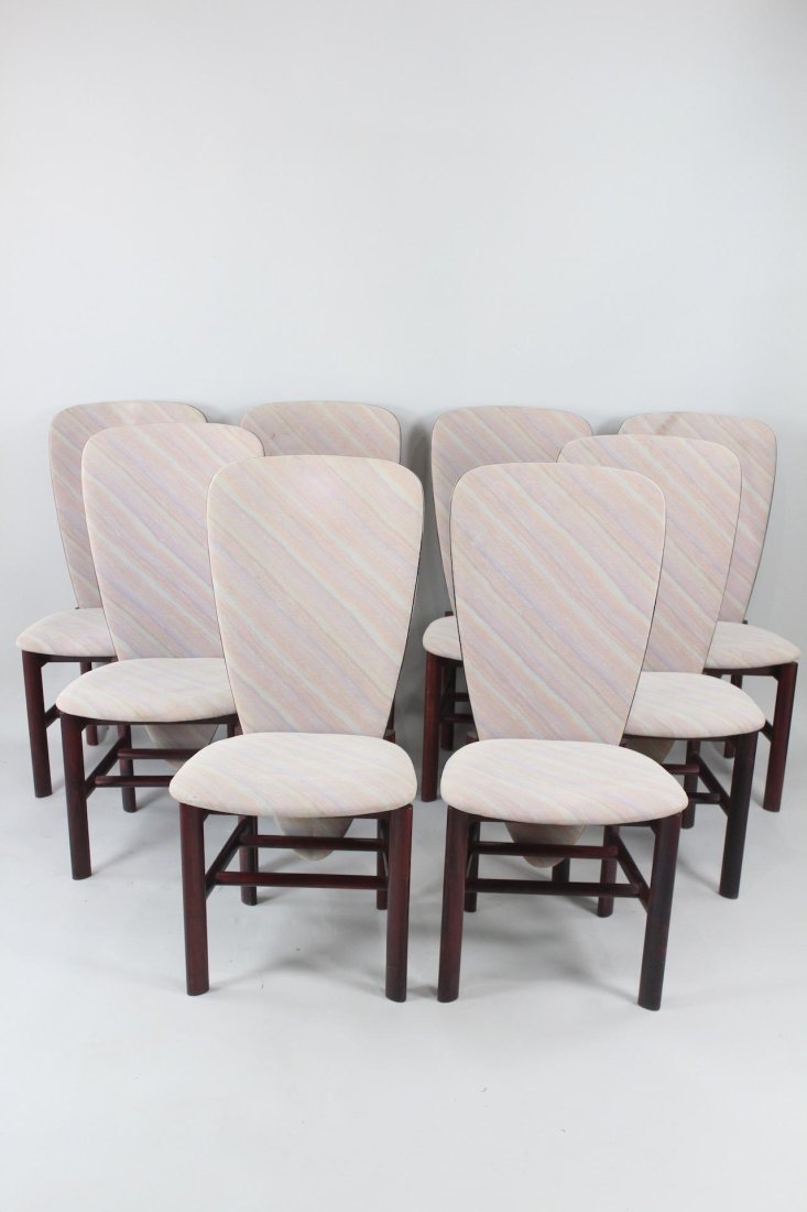 Set of 8 Danish Postmodern Skovby Paddle-Back Dining Chairs (1 of 16)