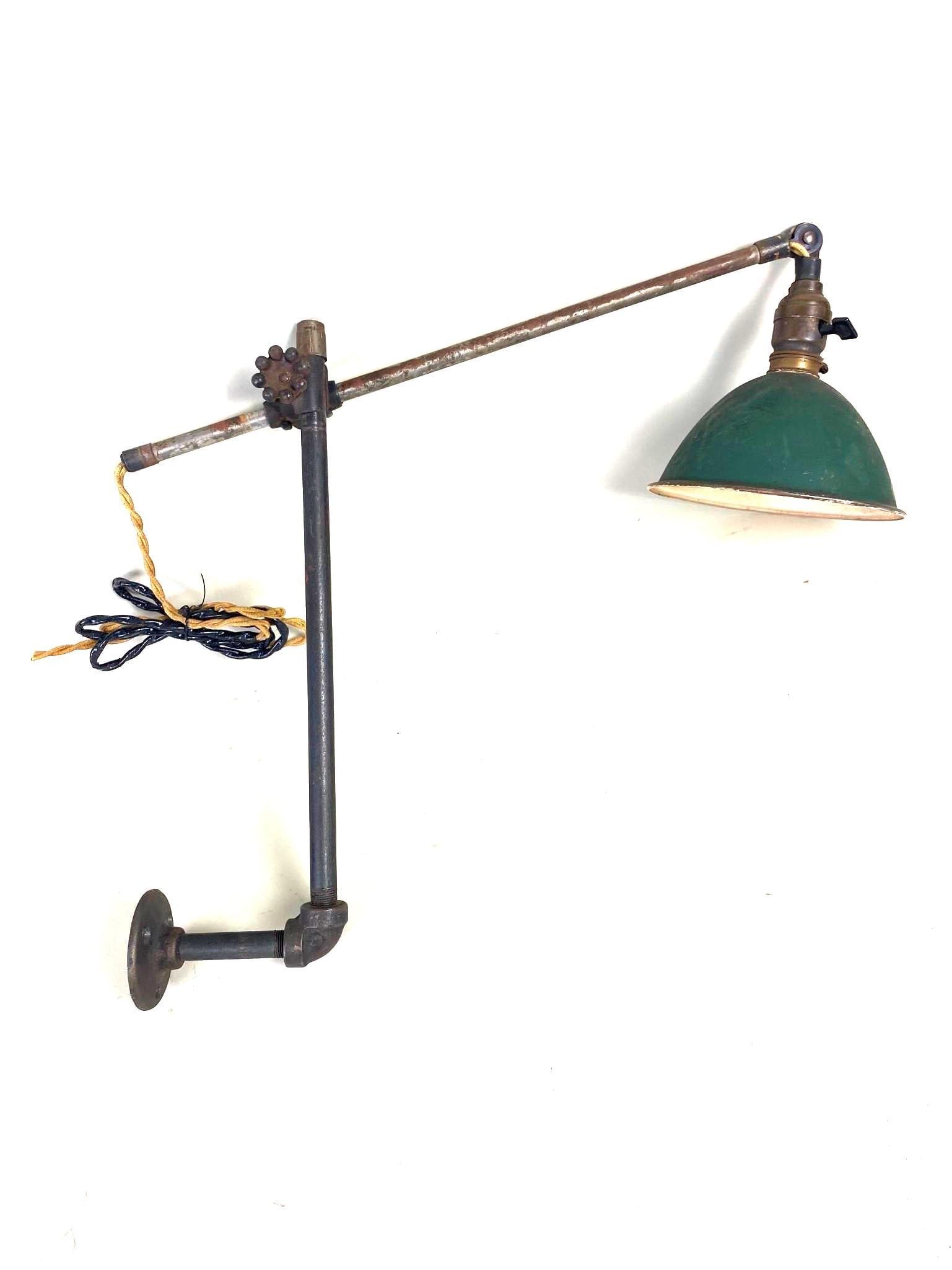 OC White Industrial Articulating Wall Mount Light Lamp (1 of 15)
