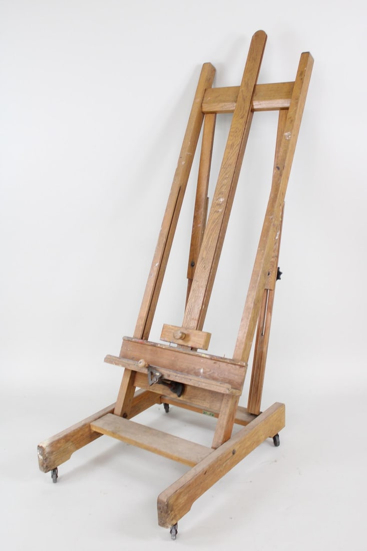 Adjustable Wooden Artist's Easel, F. Weber Co. (1 of 10)