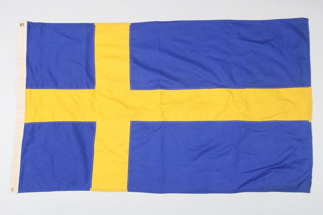 Large Banner Flag of Sweden, D.C. Humphrys (1 of 7)