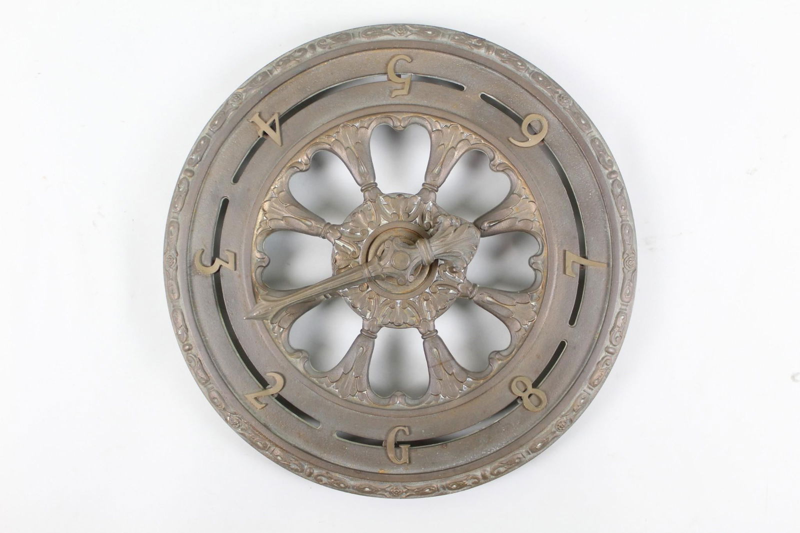 Cast Metal Elevator Floor Indicator Dial (1 of 7)