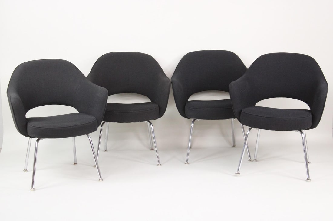 Set of 4 Saarinen Executive Chairs for Knoll, 3 of 4 (1 of 7)