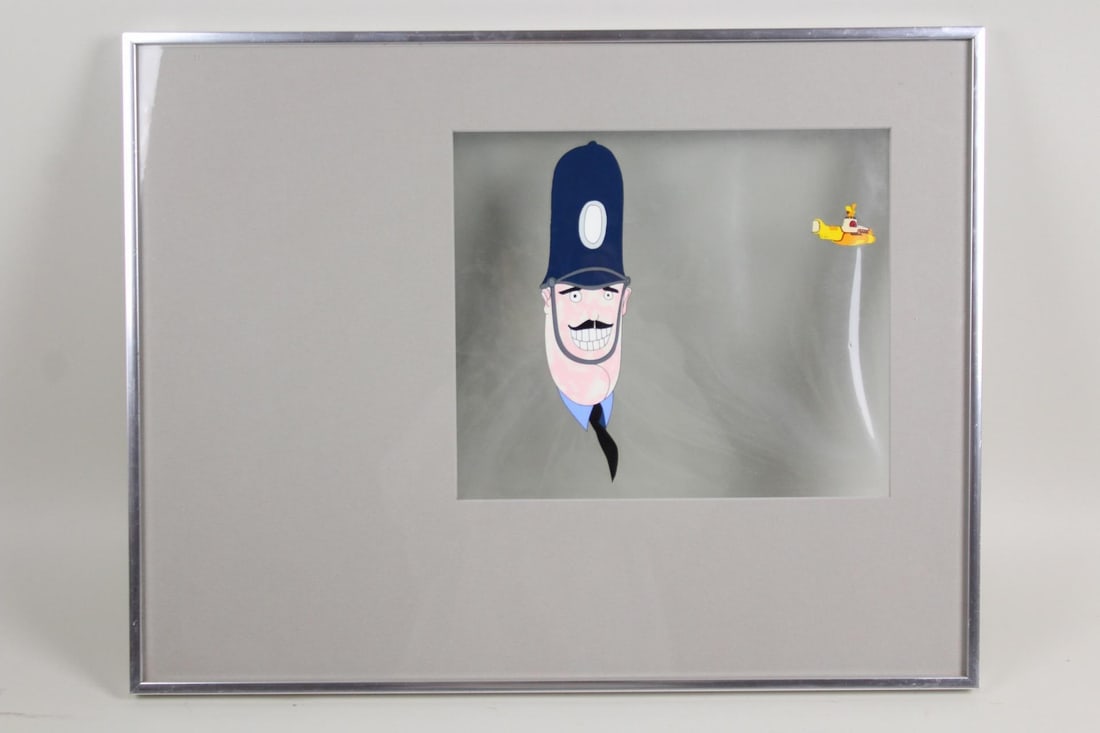 Original Animation Cel The Beatles "Yellow Submarine" Film, 2 of 2 (1 of 9)