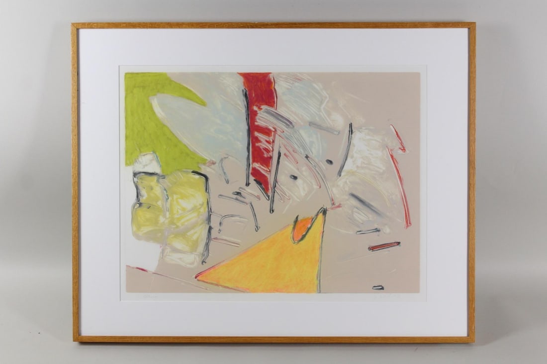 Jim Waid Abstract "Wasco" Monoprint 1980 (1 of 12)