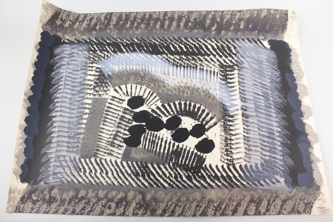 Howard Hodgkin "Two to Go" Lithograph with Gouache, 1982 (1 of 13)