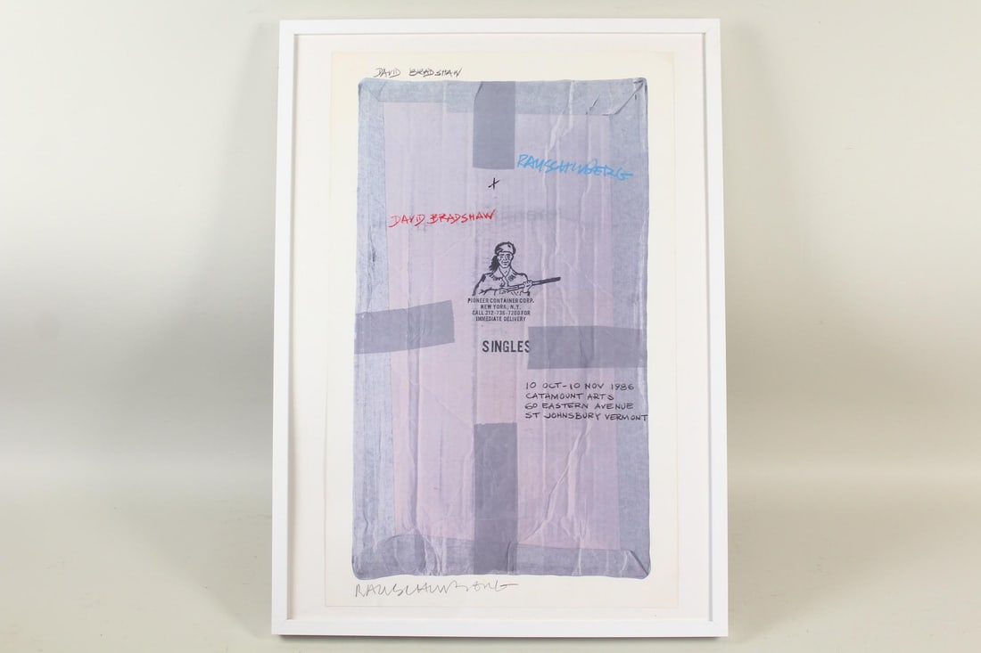 Rauschenberg & Bradshaw LE Lithograph "Cowbags: South American Pond" (1 of 6)