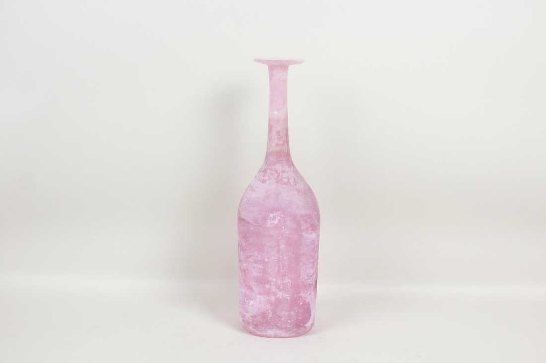 Signed Murano Cenedese Vetri Pink Glass Vase (1 of 15)
