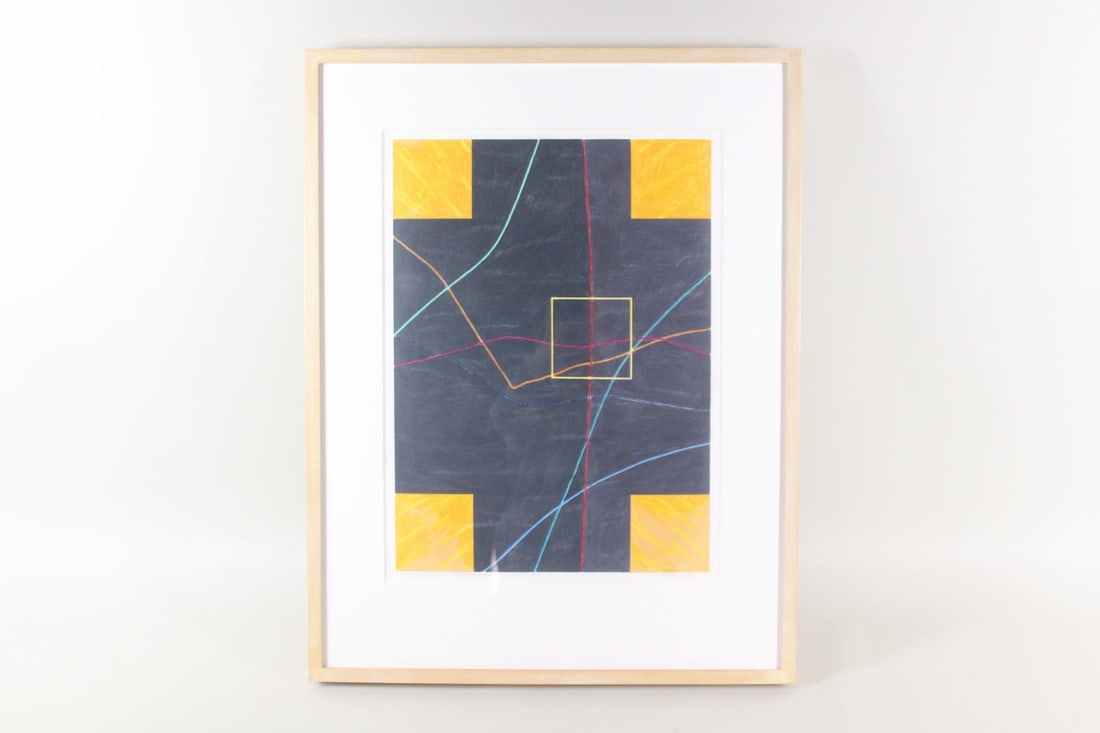 Robert Yucikas Abstract Colored Pencil Drawing 1987 (1 of 13)