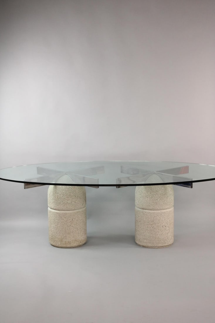 Giovanni Offredi for Saporiti Paracarro Large Dining Table (1 of 12)