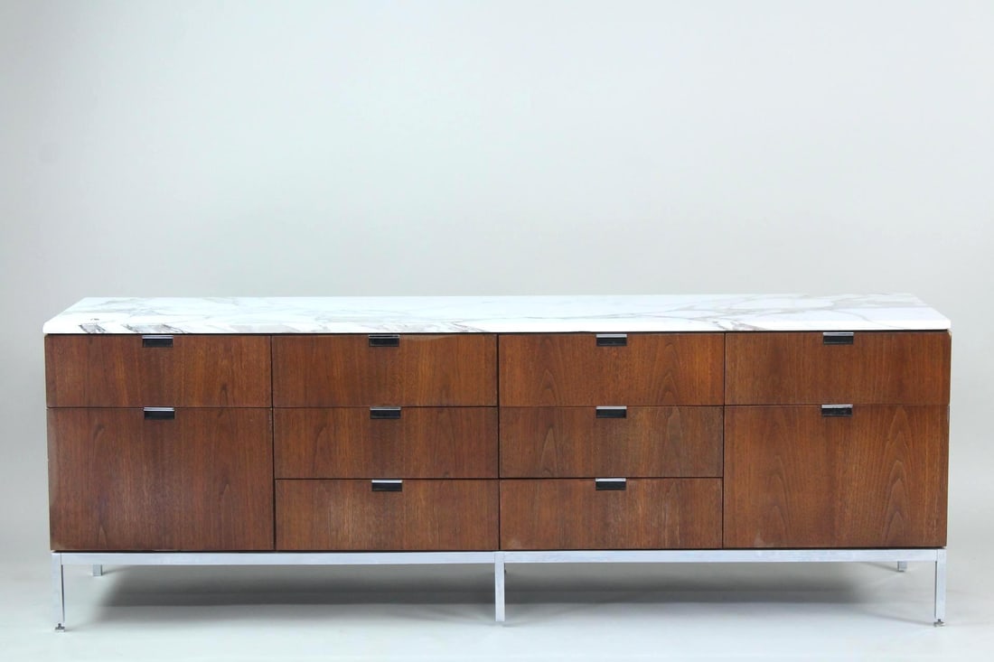 Marble Top Credenza, Florence Knoll (1 of 14)