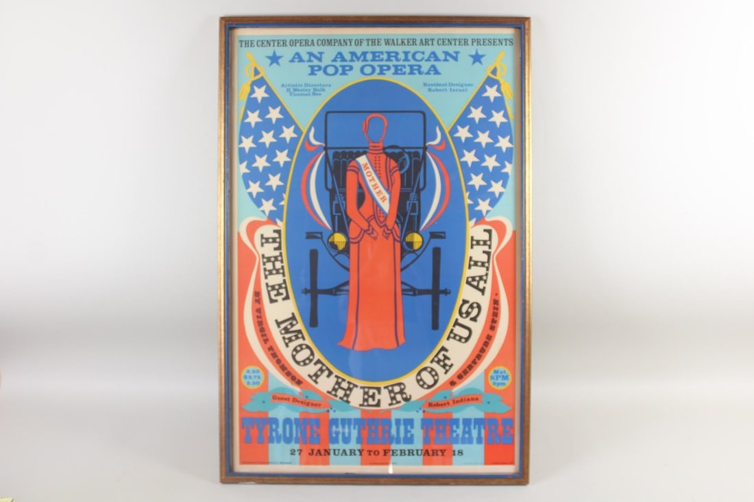 Robert Indiana Pop Opera "Mother Of Us All" 1967 Poster (1 of 13)