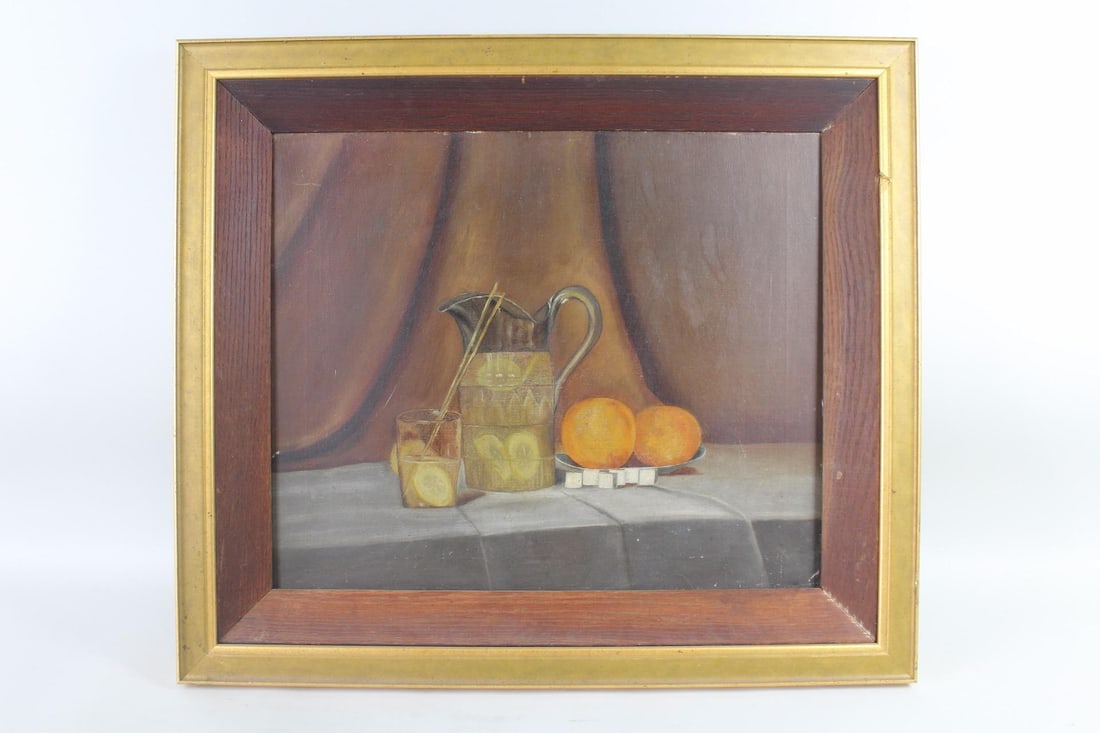 Naive Lemonade Still Life Painting (1 of 11)