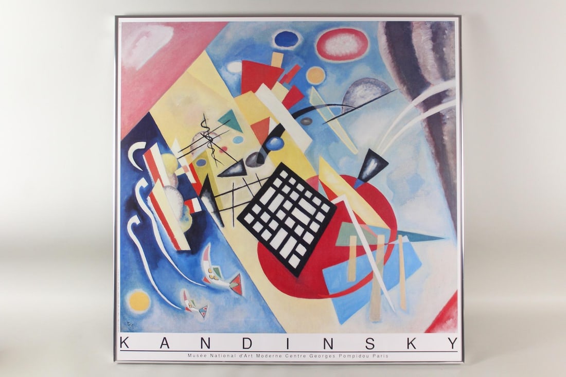 Kandinsky Exhibition Poster, Musee National d'art Moderne Paris 1989 (1 of 13)