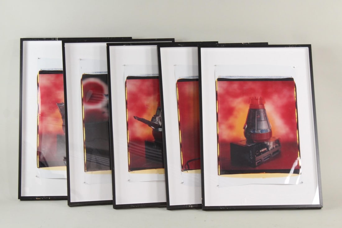 Set of 5 Large Framed High Gloss Space Art Photos (1 of 17)
