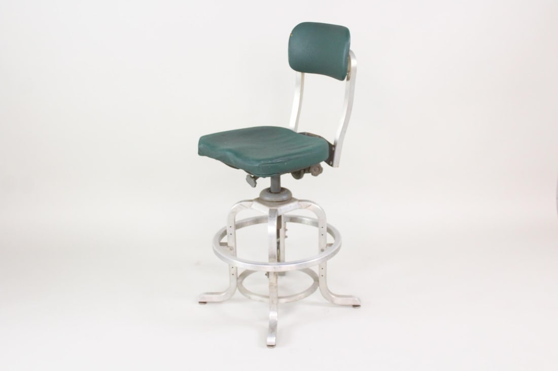 Industrial Aluminum Goodform Adjustable Drafting Stool (1 of 12)