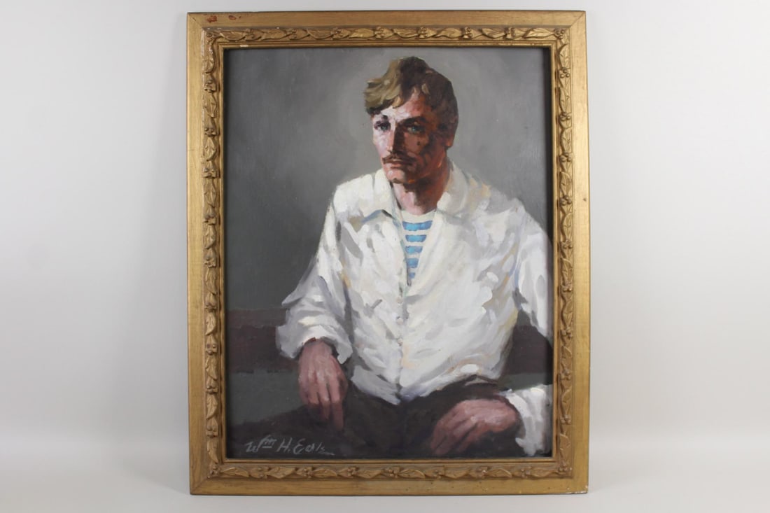 William H. Earle Portrait of a Mid-Century Man with Mustache (1 of 9)