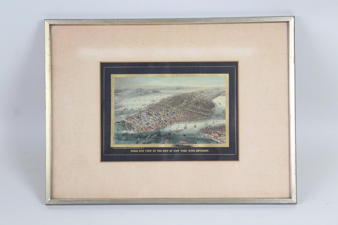 Framed Print "Birds Eye View of the City of New York with Environs." (1 of 10)