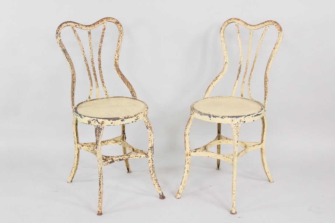 Pair of UHL Toledo Soda Fountain Chairs, Industrial (1 of 10)
