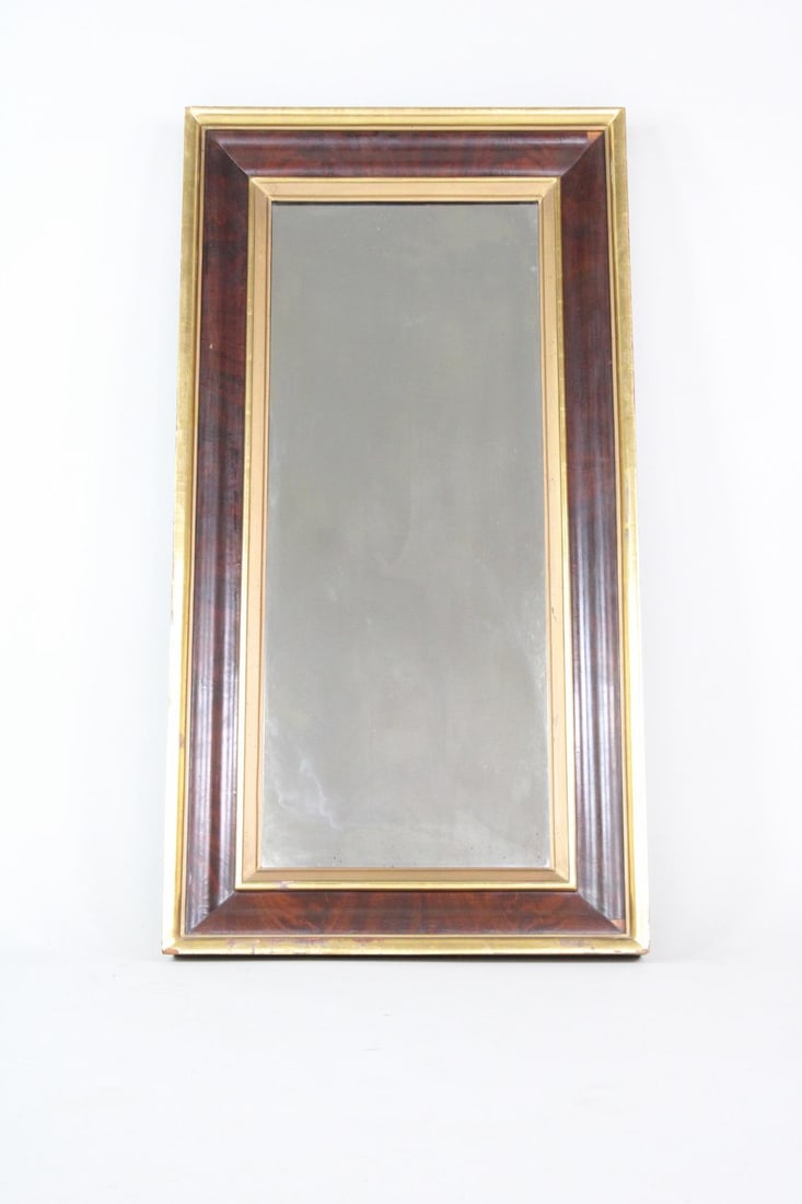 Empire Mahogany & Gilt Ogee Mirror, Francis Hendricks Syracuse (1 of 12)