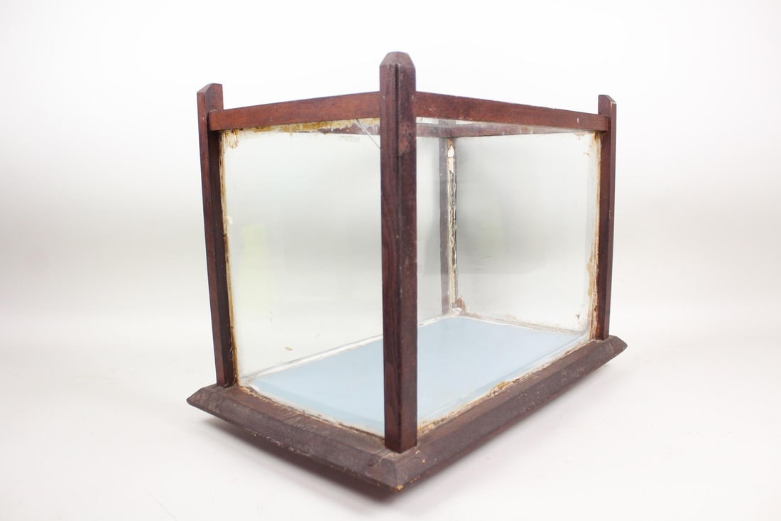 Primitive Glass & Wood Terrarium, Display Case (1 of 12)