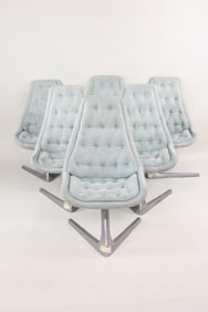 Set of 6 Sculpta 'Star Trek' Chairs, Chromcraft
