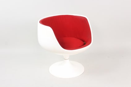Space Age Eero Aarnio Cognac VSOP for Asko Chair in Red, 2 of 2